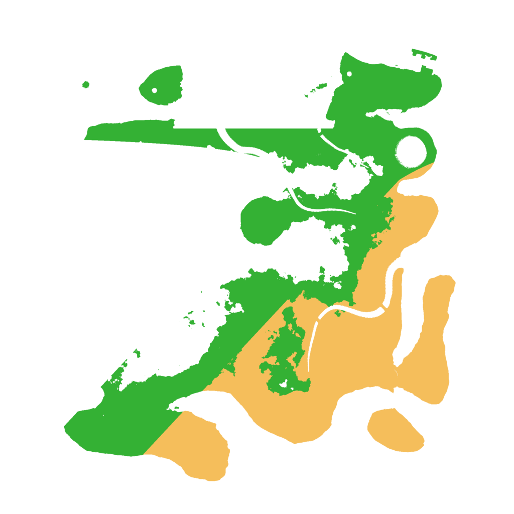 Biome Rust Map: Procedural Map, Size: 3000, Seed: 427837600