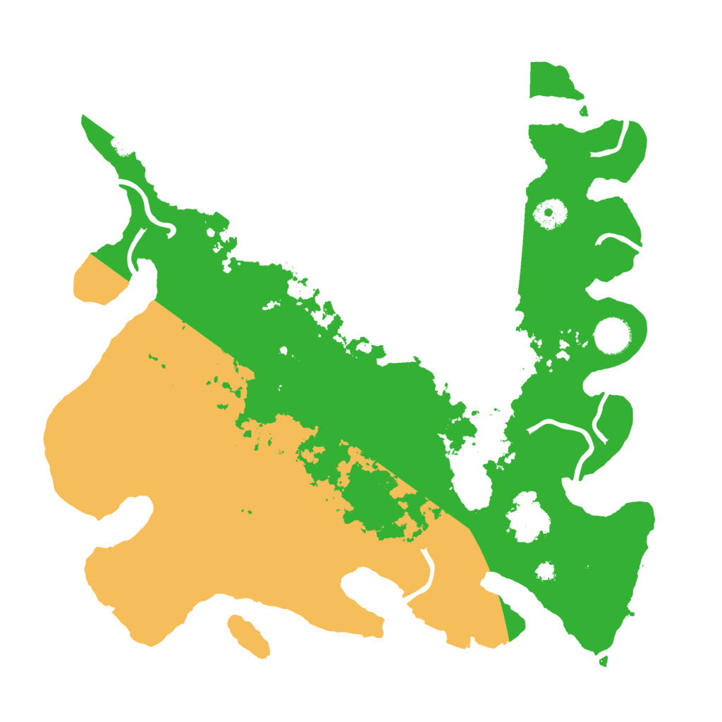 Biome Rust Map: Procedural Map, Size: 3500, Seed: 468353055