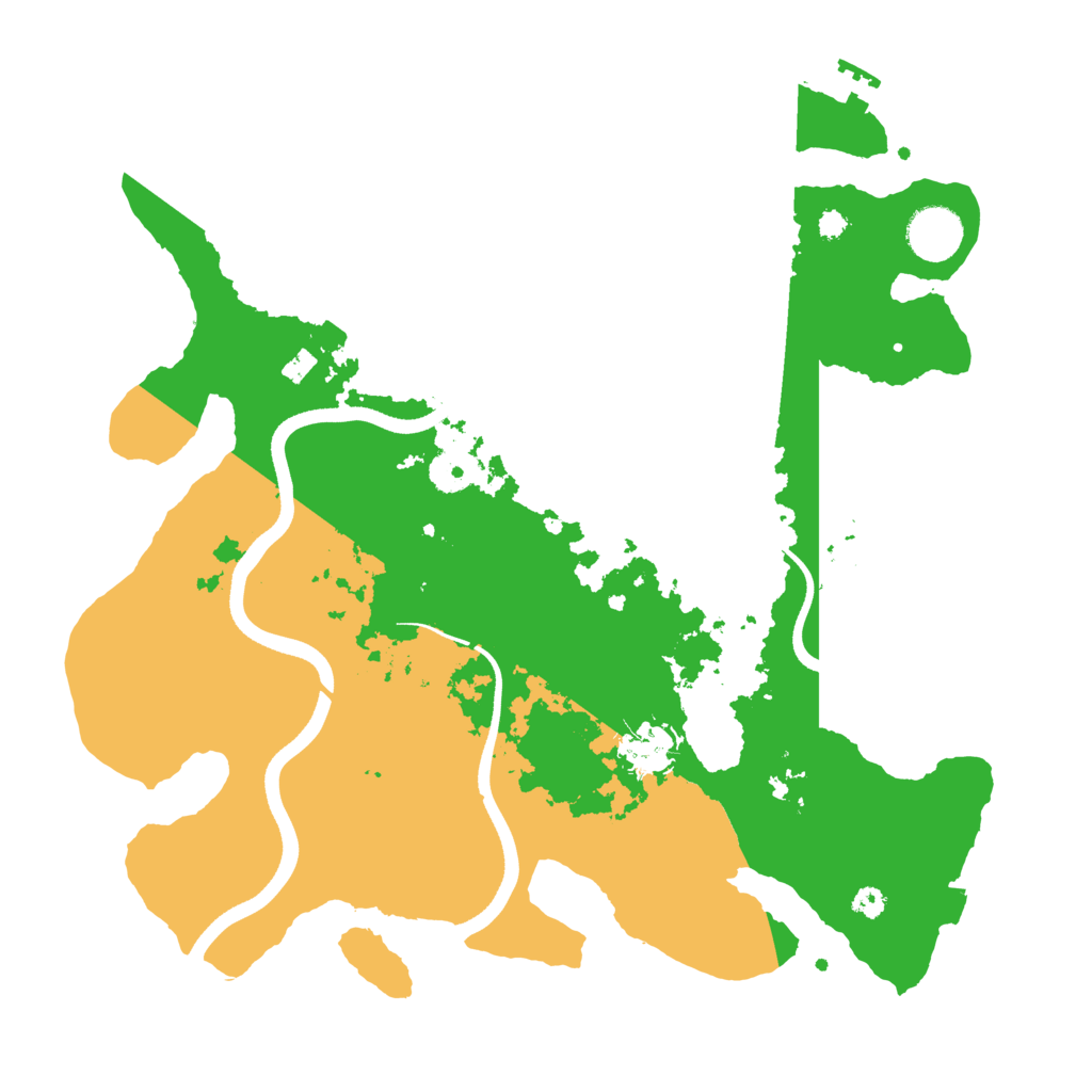 Biome Rust Map: Procedural Map, Size: 3500, Seed: 468353055