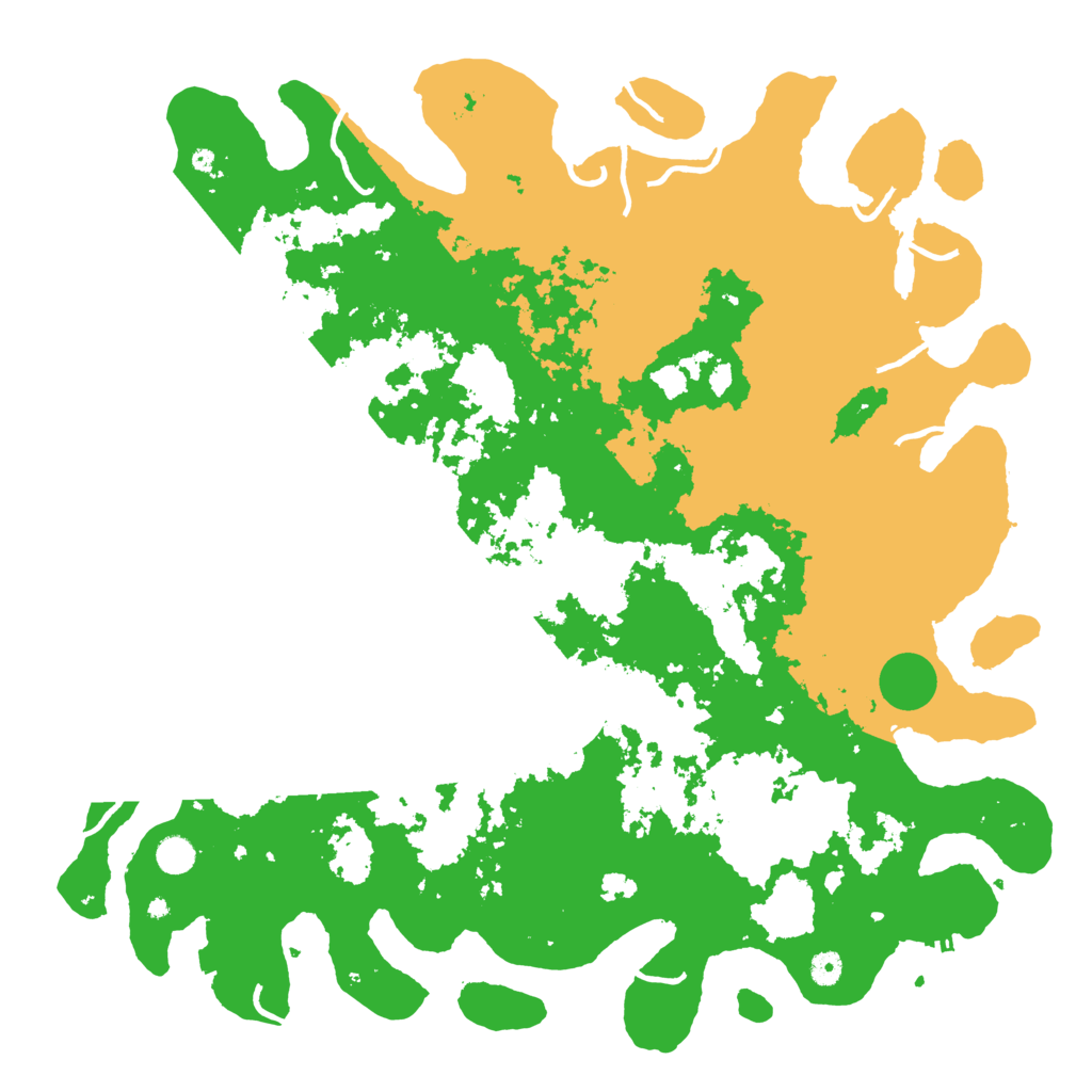 Biome Rust Map: Procedural Map, Size: 5000, Seed: 206891744