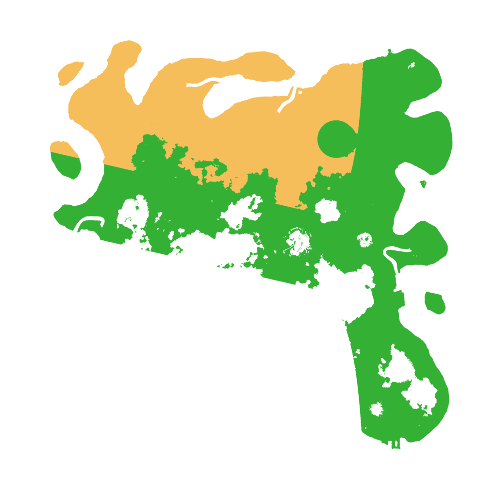 Biome Rust Map: Procedural Map, Size: 3500, Seed: 766804037