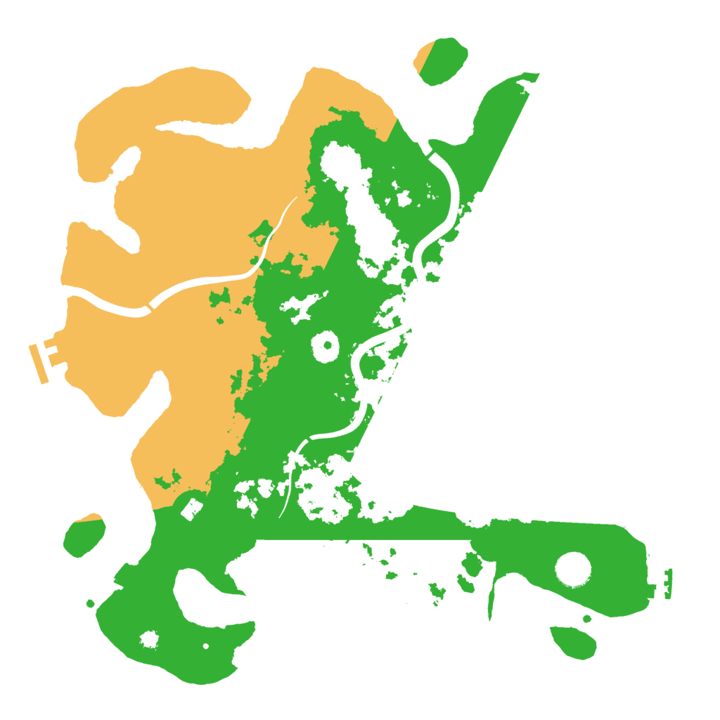 Biome Rust Map: Procedural Map, Size: 3600, Seed: 62755850