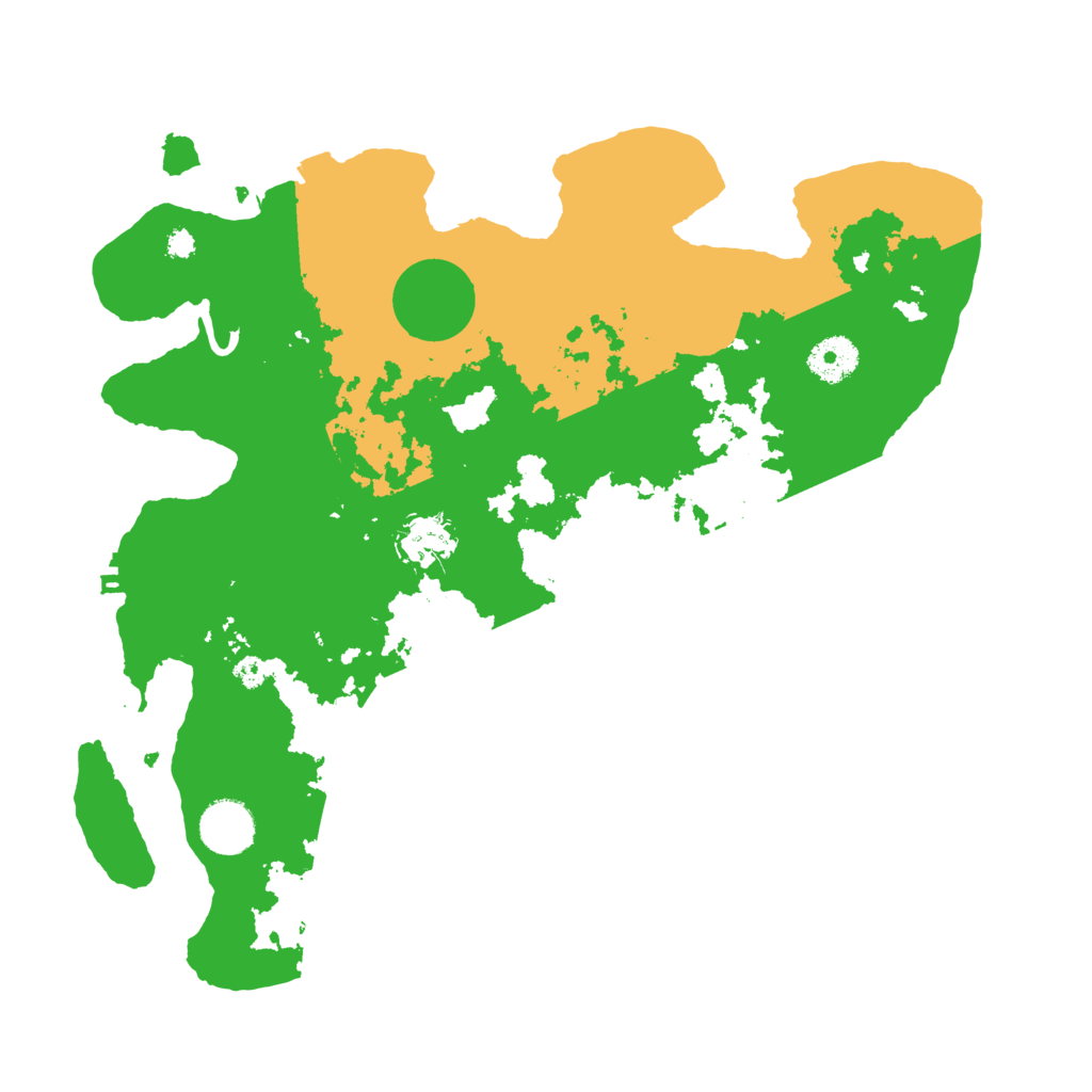 Biome Rust Map: Procedural Map, Size: 3500, Seed: 998877441