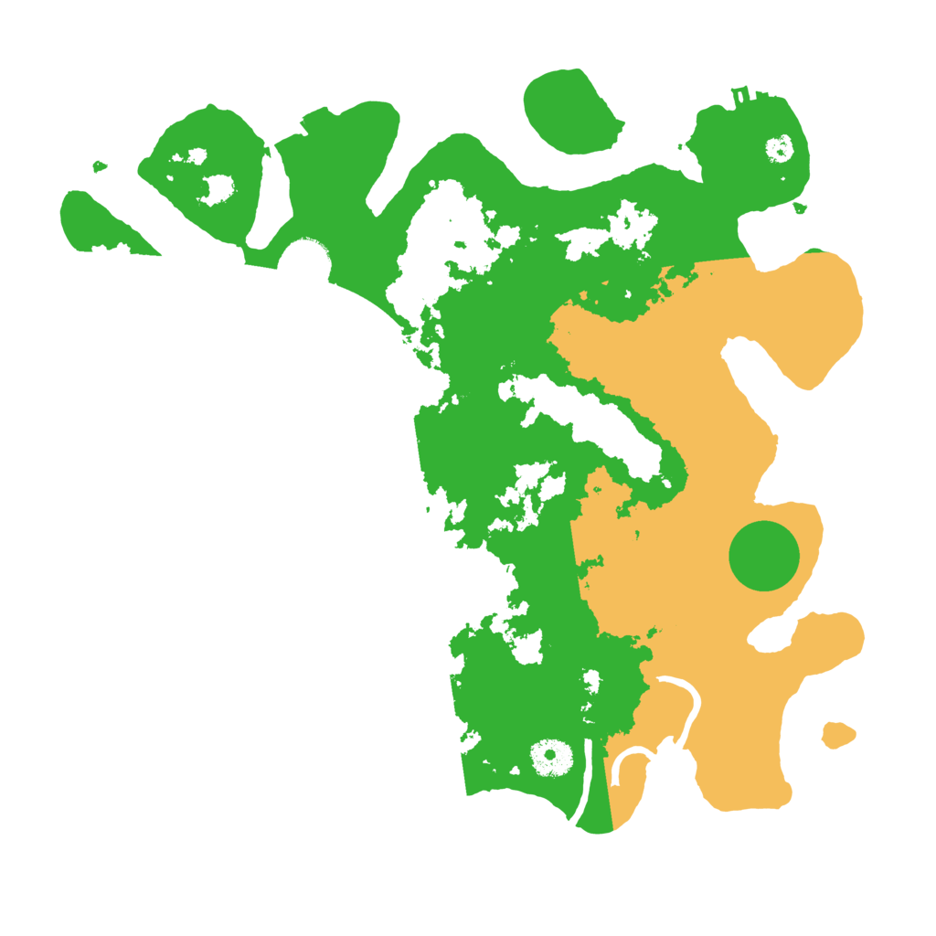 Biome Rust Map: Procedural Map, Size: 3500, Seed: 410380134