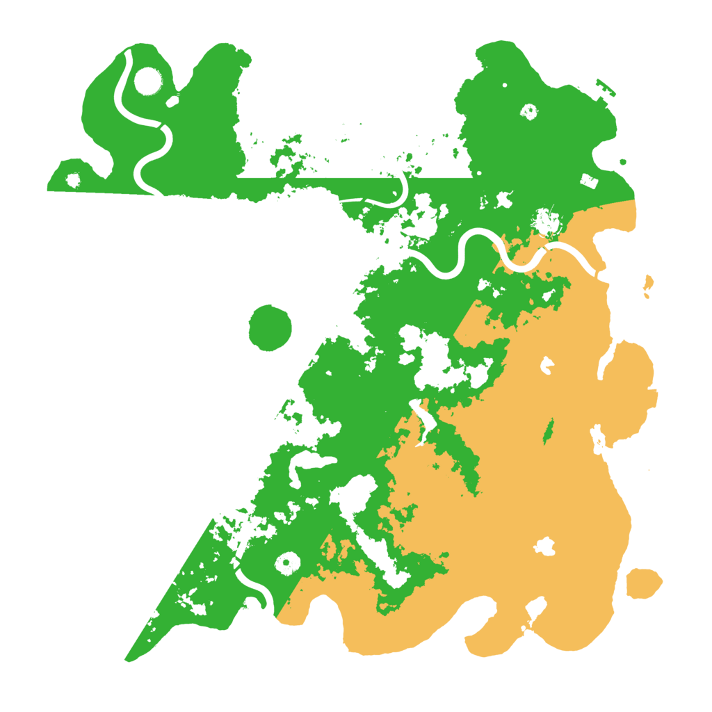 Biome Rust Map: Procedural Map, Size: 4500, Seed: 121111