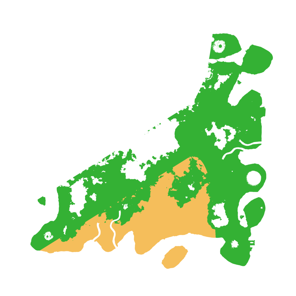 Biome Rust Map: Procedural Map, Size: 3600, Seed: 272093764