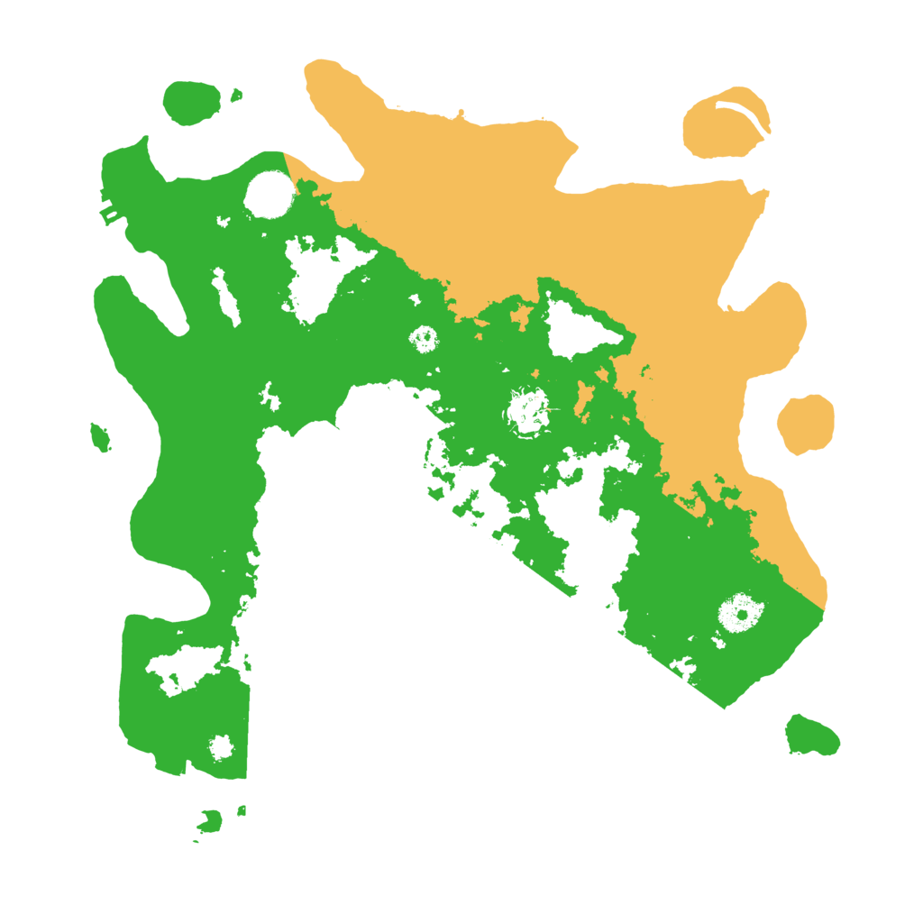 Biome Rust Map: Procedural Map, Size: 3500, Seed: 2012116285