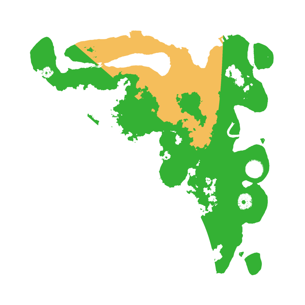 Biome Rust Map: Procedural Map, Size: 3000, Seed: 55969646