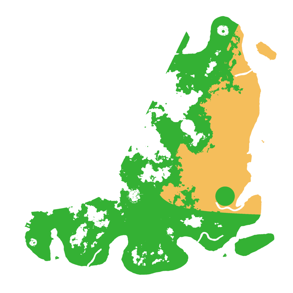 Biome Rust Map: Procedural Map, Size: 4000, Seed: 45124