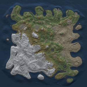 Thumbnail Rust Map: Procedural Map, Size: 4000, Seed: 1975118316, 18 Monuments