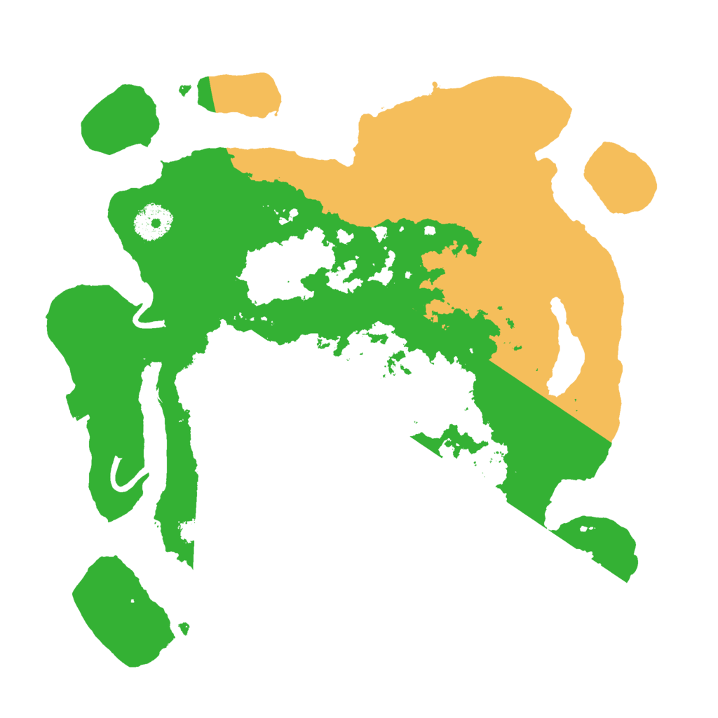 Biome Rust Map: Procedural Map, Size: 3000, Seed: 31542