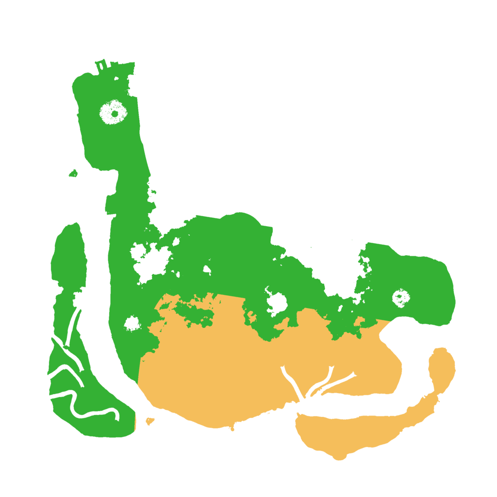 Biome Rust Map: Procedural Map, Size: 3000, Seed: 1170948130