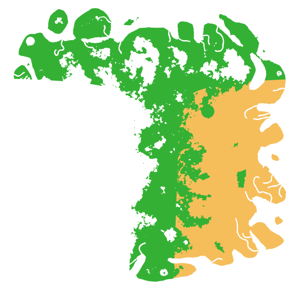 Biome Rust Map: Procedural Map, Size: 6000, Seed: 406805140