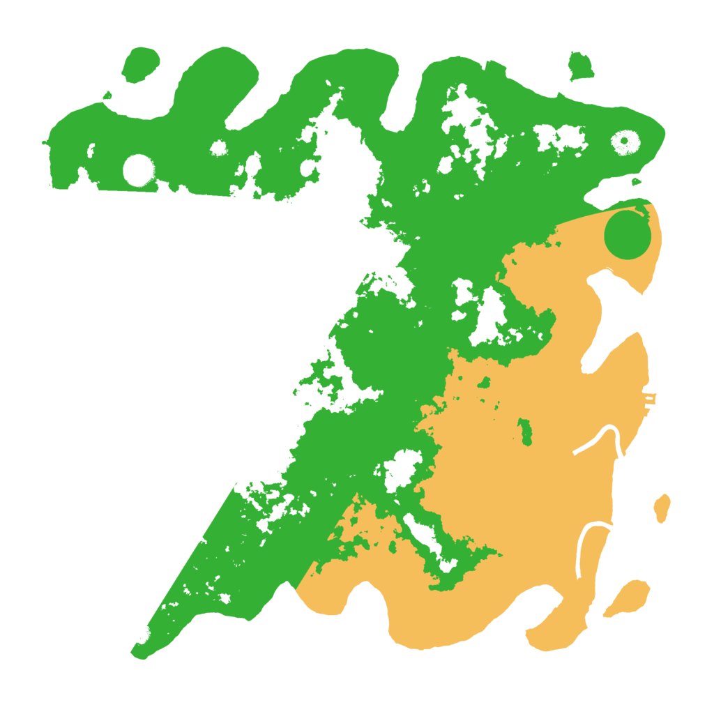Biome Rust Map: Procedural Map, Size: 4000, Seed: 121111