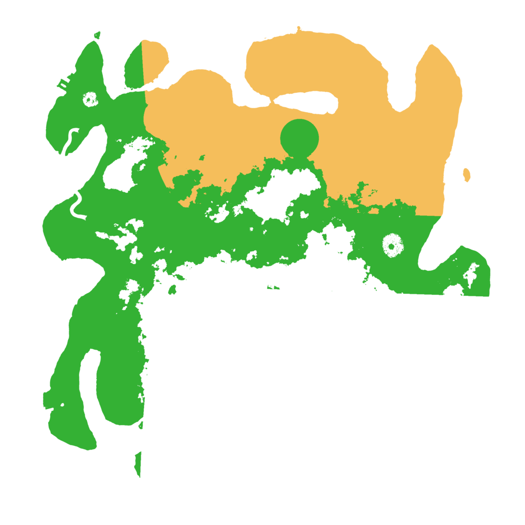 Biome Rust Map: Procedural Map, Size: 3600, Seed: 412