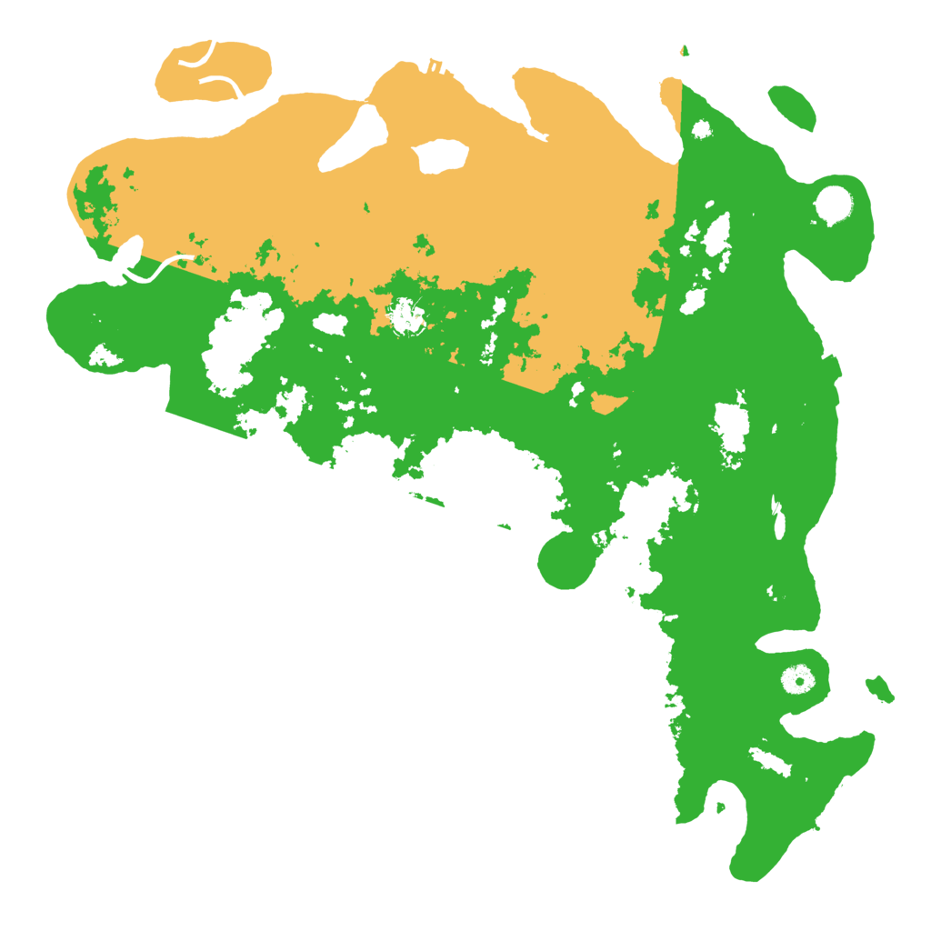 Biome Rust Map: Procedural Map, Size: 4500, Seed: 623699600