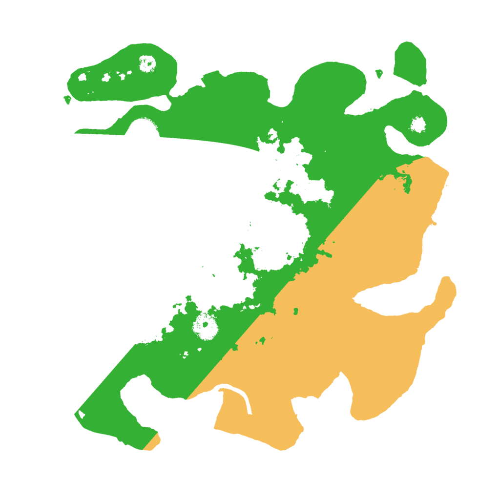Biome Rust Map: Procedural Map, Size: 3000, Seed: 13198