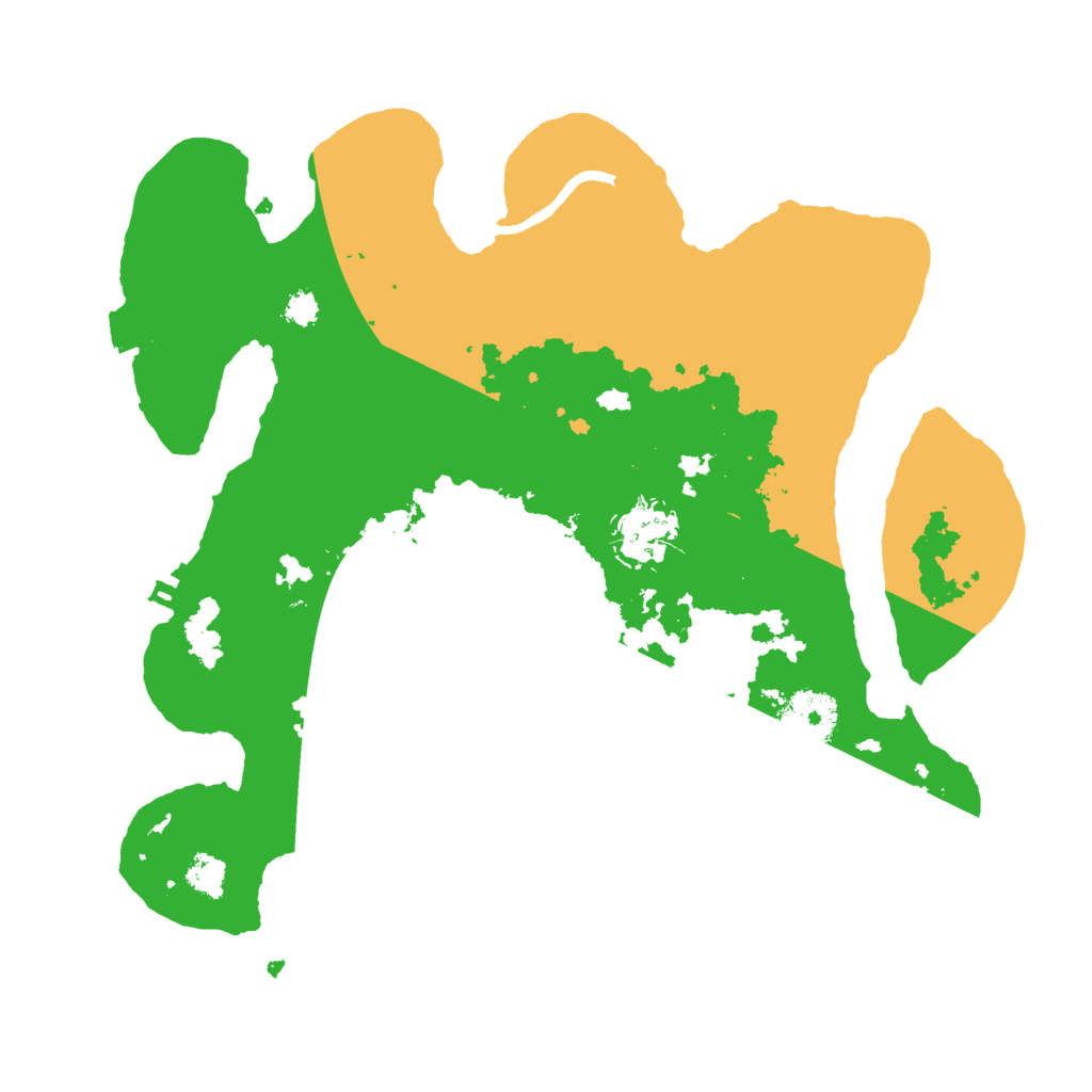 Biome Rust Map: Procedural Map, Size: 3000, Seed: 877354431