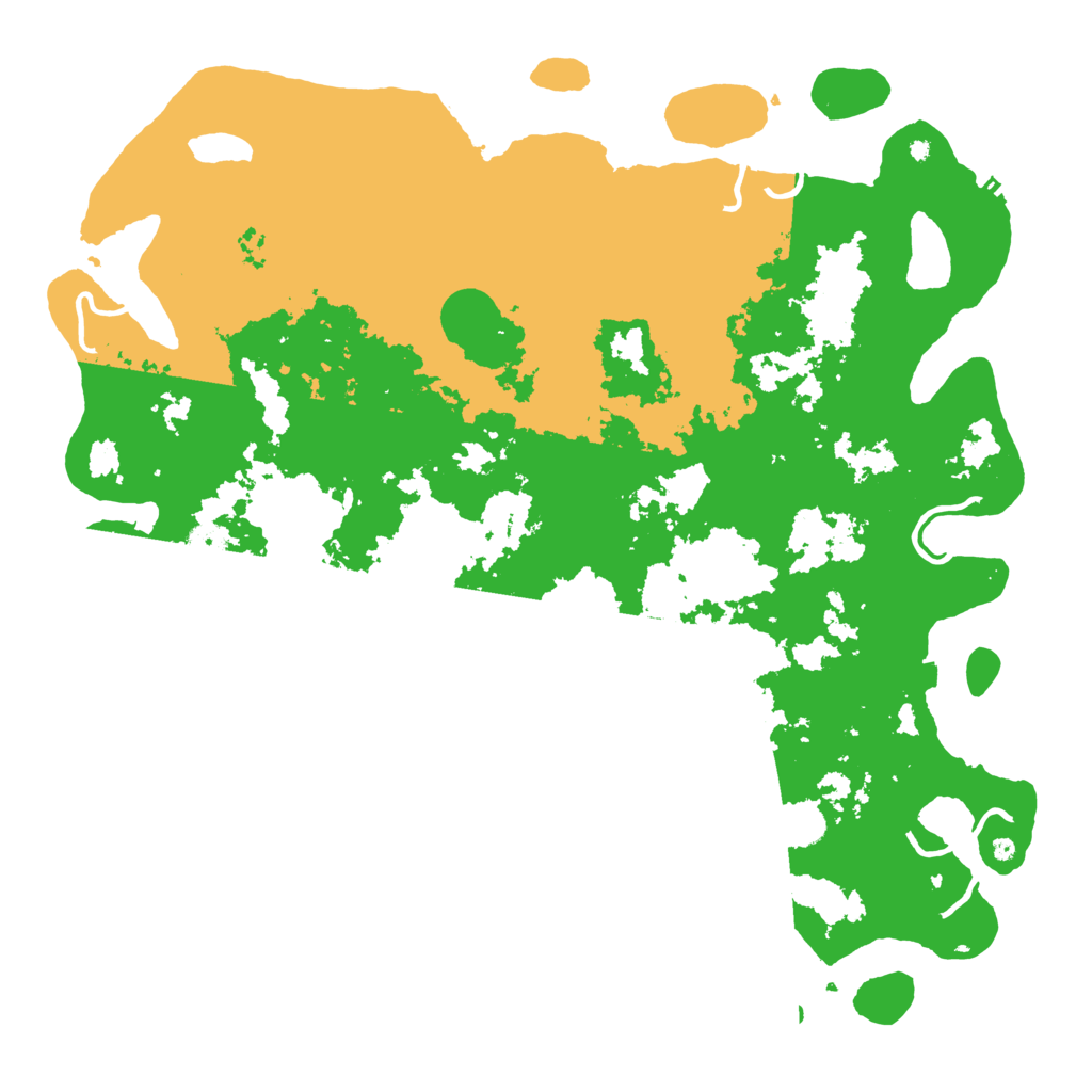 Biome Rust Map: Procedural Map, Size: 5000, Seed: 7853