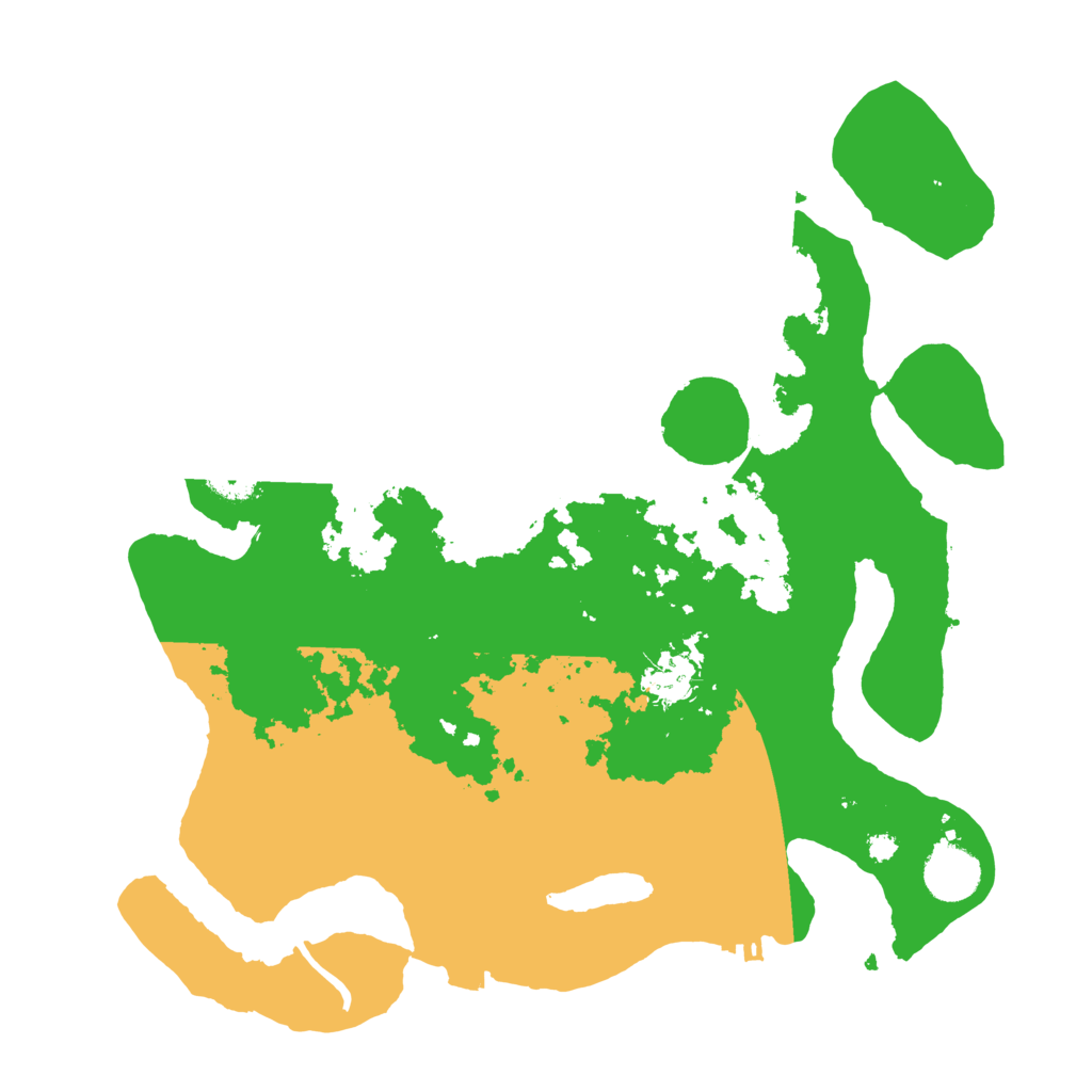 Biome Rust Map: Procedural Map, Size: 3500, Seed: 655619812