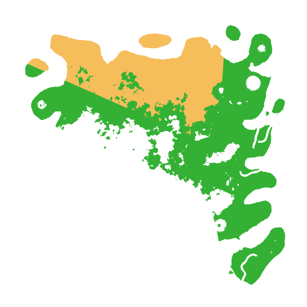 Biome Rust Map: Procedural Map, Size: 3700, Seed: 2936939