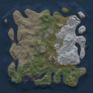 Thumbnail Rust Map: Procedural Map, Size: 3800, Seed: 1573868077, 17 Monuments