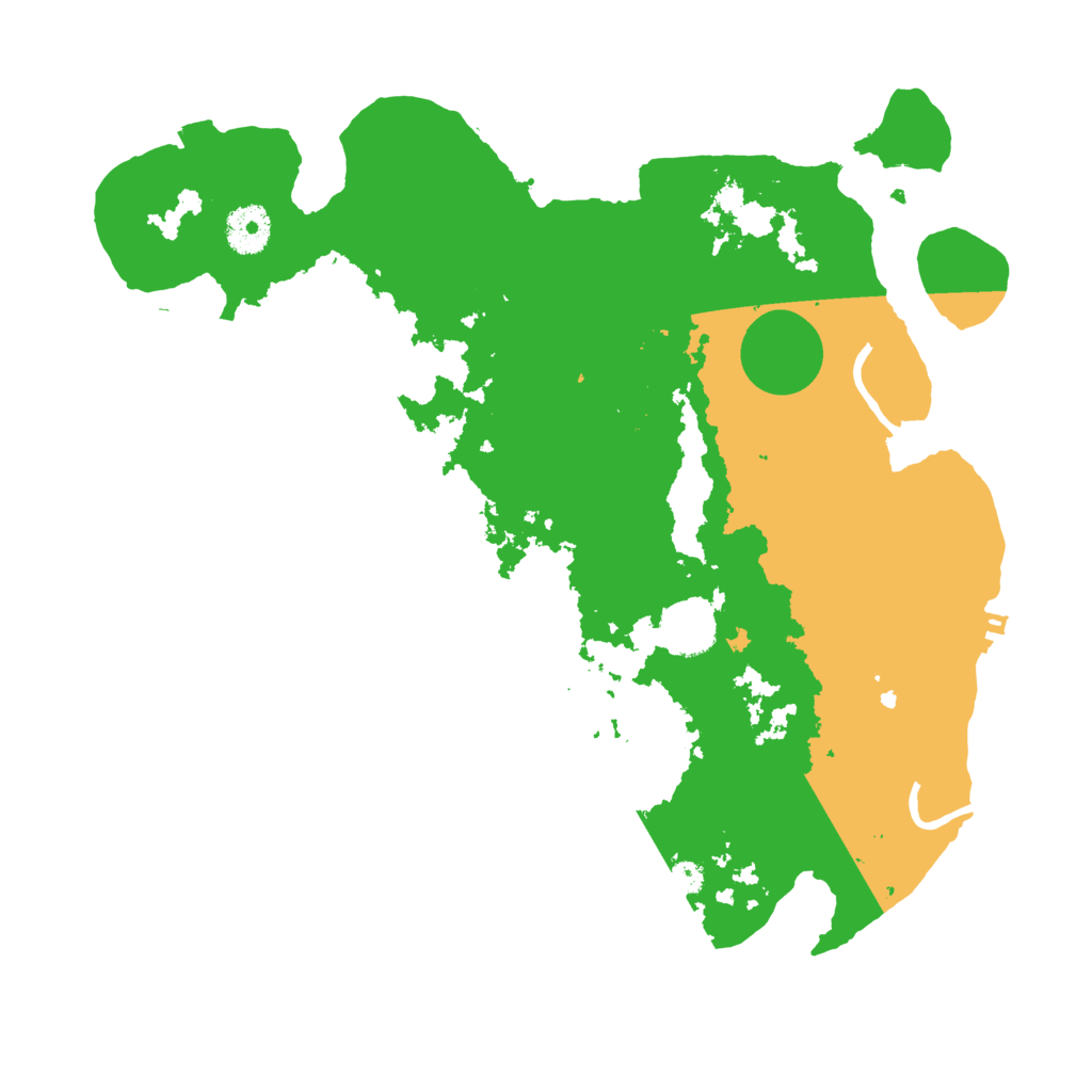 Biome Rust Map: Procedural Map, Size: 3500, Seed: 506903053