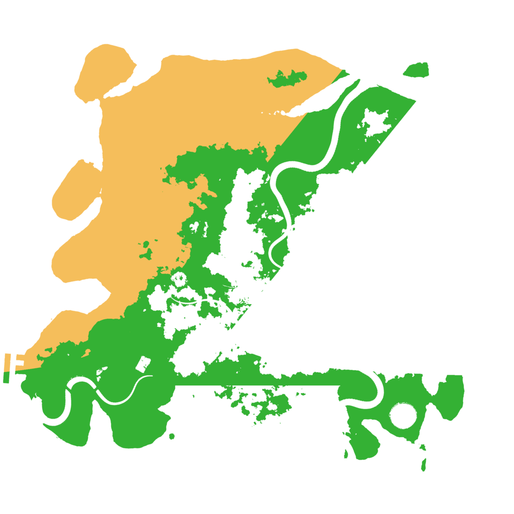 Biome Rust Map: Procedural Map, Size: 3500, Seed: 1763923823