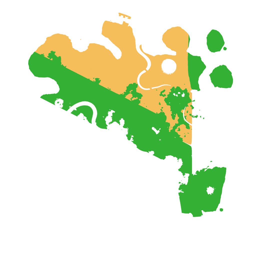 Biome Rust Map: Procedural Map, Size: 3000, Seed: 210252751