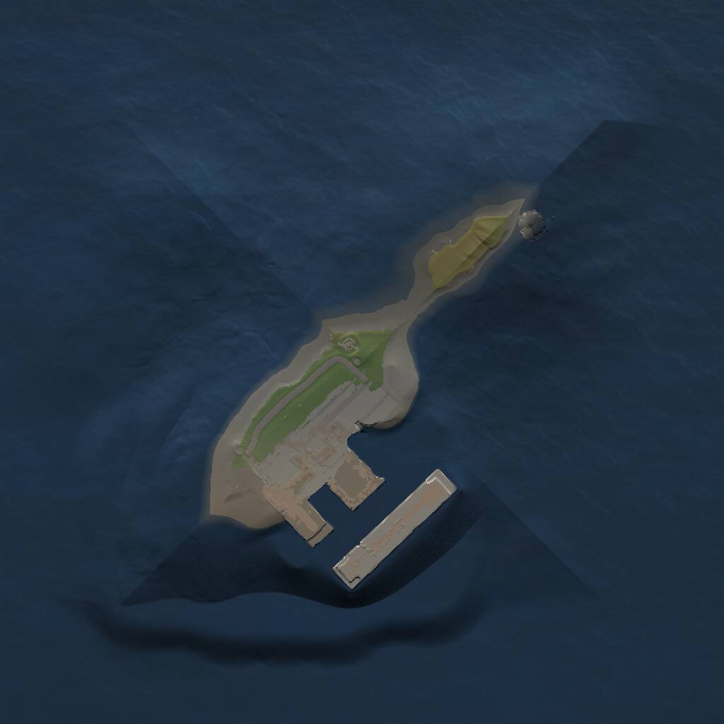 Rust Map: Procedural Map, Size: 1000, Seed: 14682782, 2 Monuments