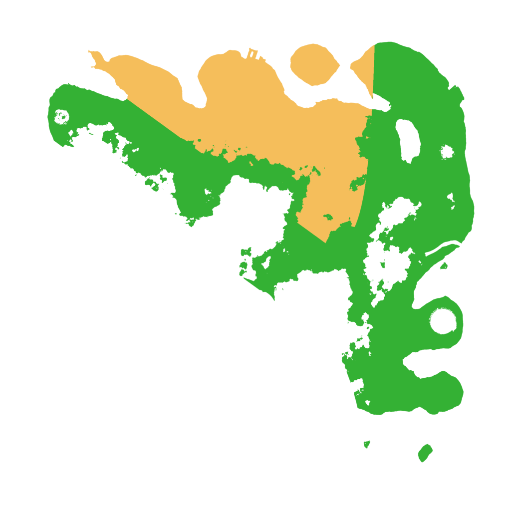 Biome Rust Map: Procedural Map, Size: 3500, Seed: 474947754