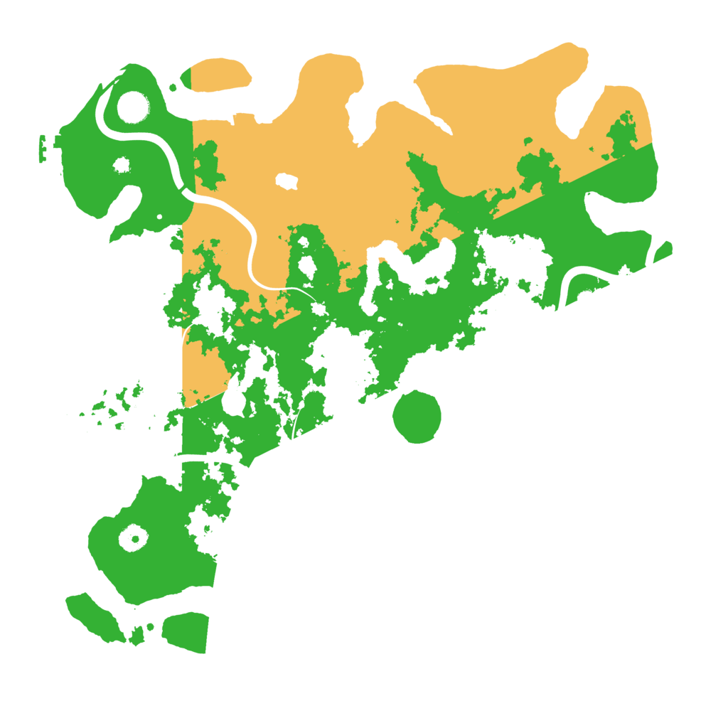 Biome Rust Map: Procedural Map, Size: 4000, Seed: 130288169