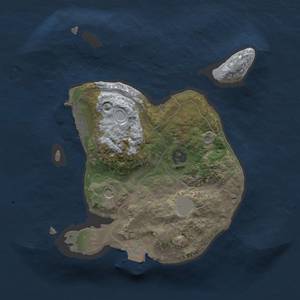 Thumbnail Rust Map: Procedural Map, Size: 2000, Seed: 239487, 5 Monuments