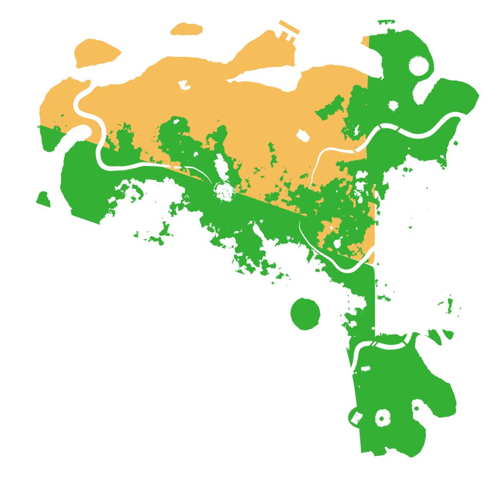 Biome Rust Map: Procedural Map, Size: 4500, Seed: 1479704031