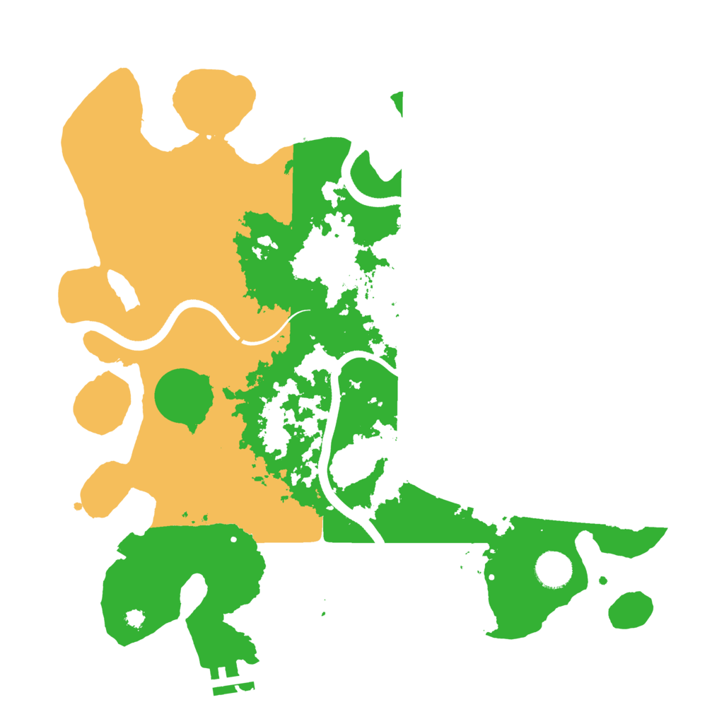 Biome Rust Map: Procedural Map, Size: 3500, Seed: 396966071