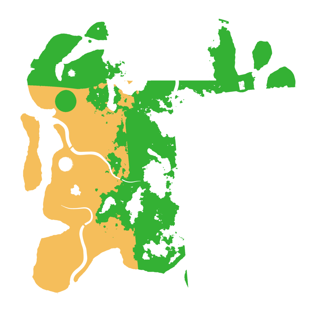 Biome Rust Map: Procedural Map, Size: 4000, Seed: 11321