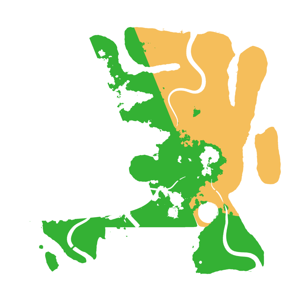 Biome Rust Map: Procedural Map, Size: 3000, Seed: 369187362