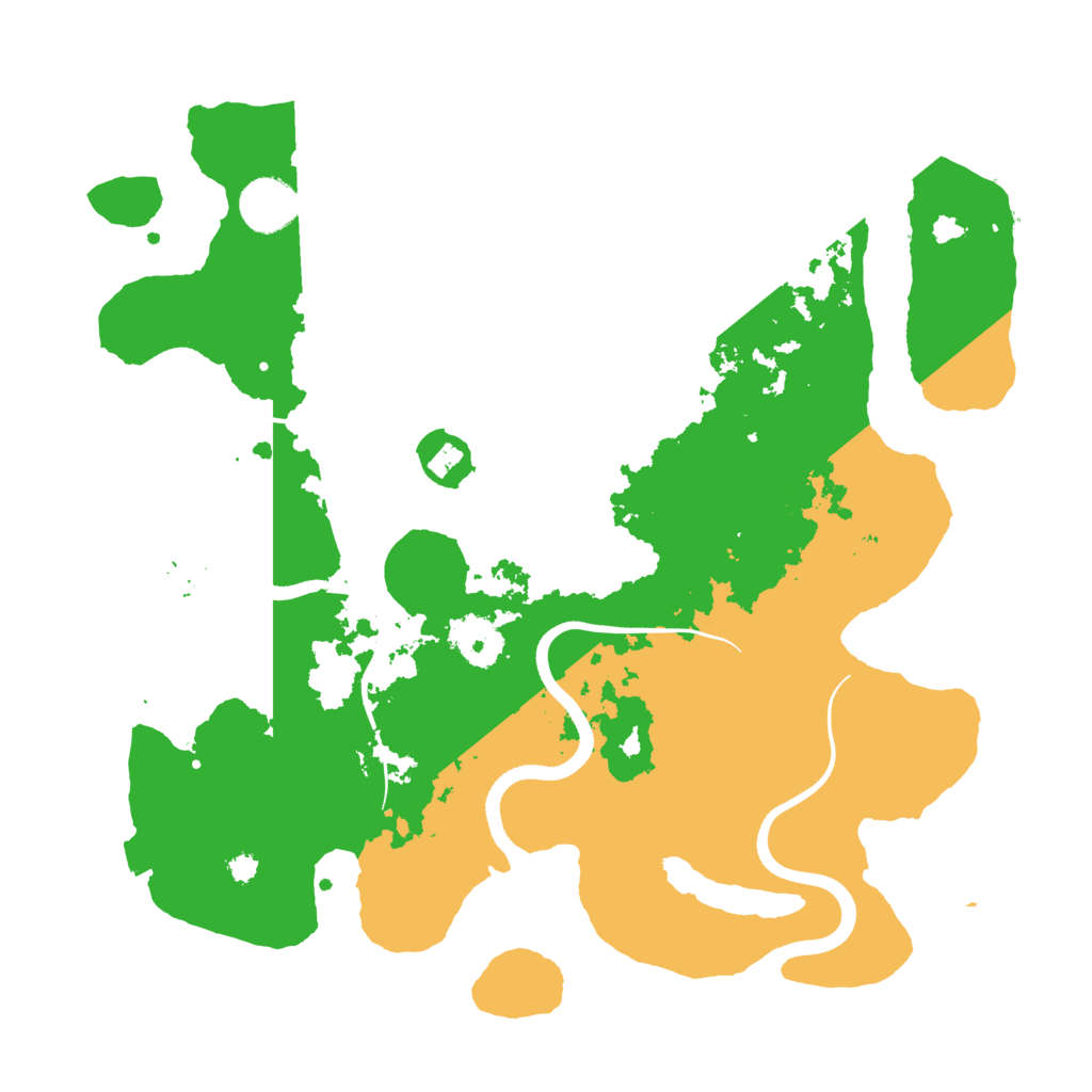 Biome Rust Map: Procedural Map, Size: 3500, Seed: 1540051067