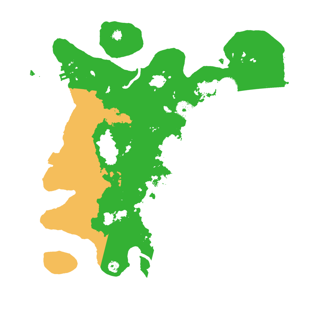 Biome Rust Map: Procedural Map, Size: 3000, Seed: 6419