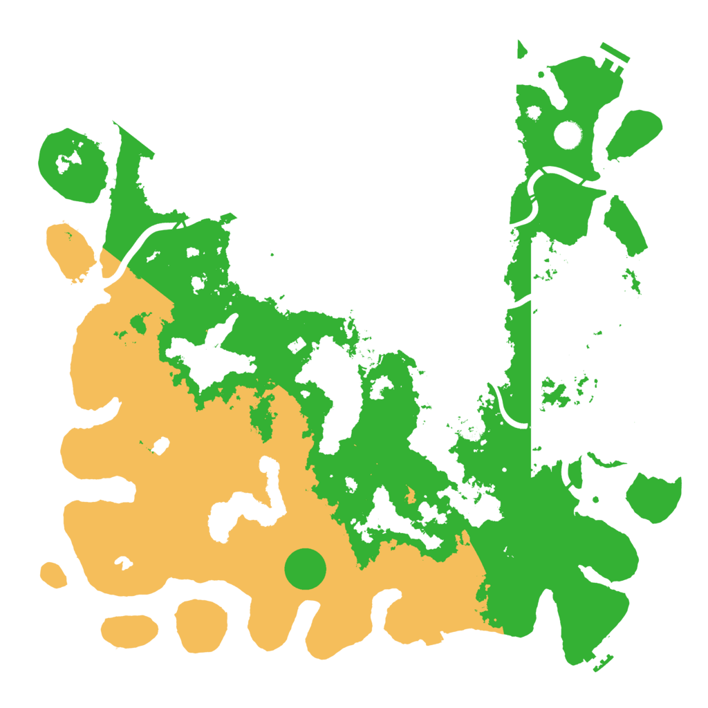 Biome Rust Map: Procedural Map, Size: 4500, Seed: 674121215