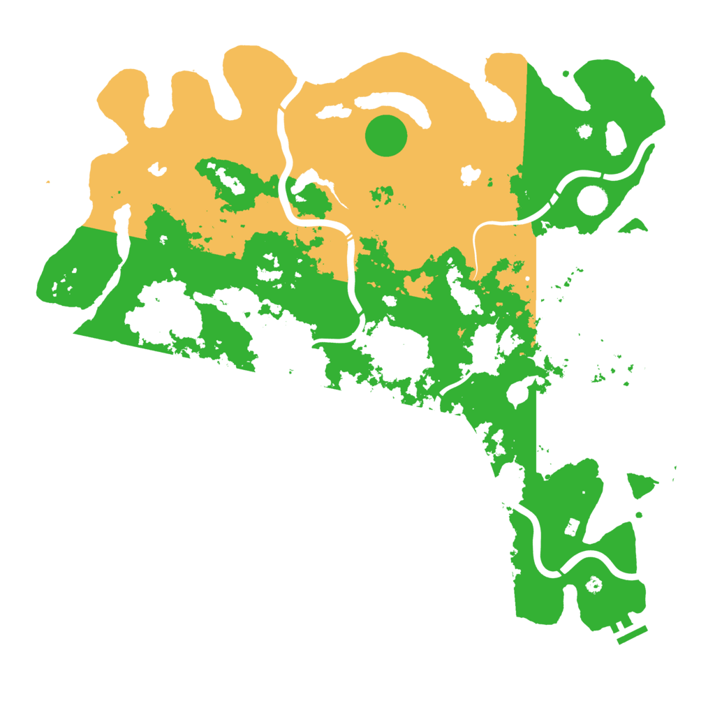 Biome Rust Map: Procedural Map, Size: 4500, Seed: 8345698