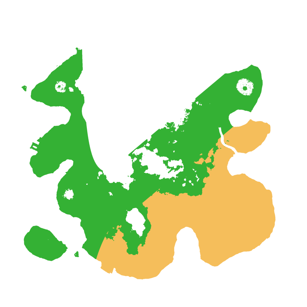 Biome Rust Map: Procedural Map, Size: 2800, Seed: 1588599459