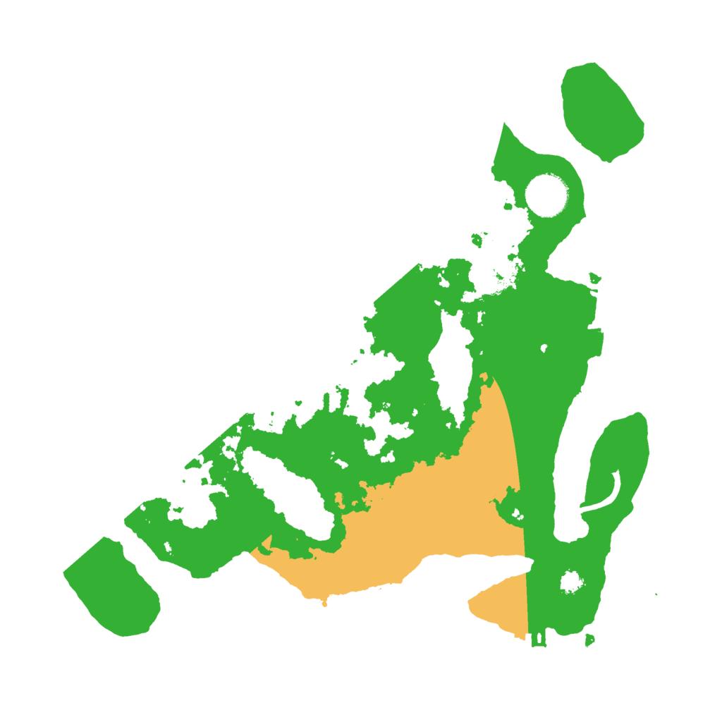 Biome Rust Map: Procedural Map, Size: 3000, Seed: 7690351