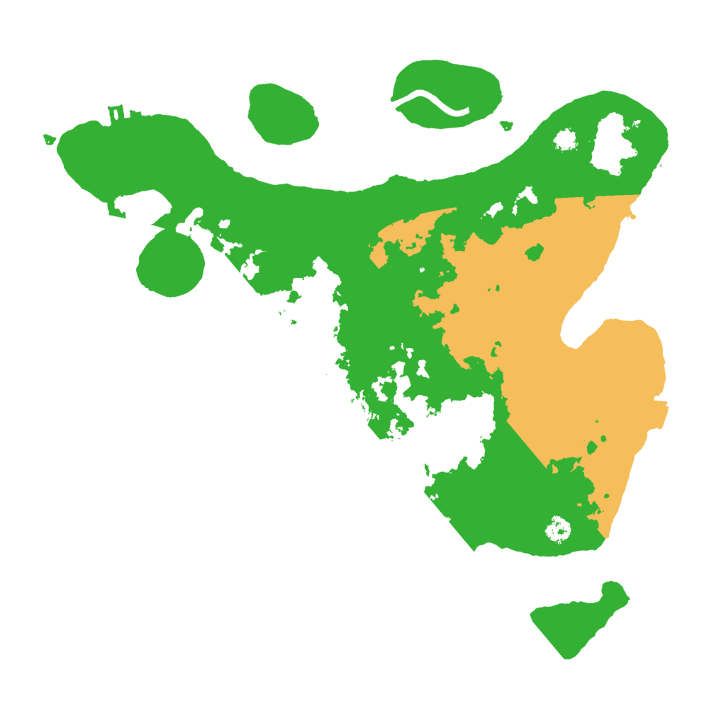 Biome Rust Map: Procedural Map, Size: 3000, Seed: 892643583