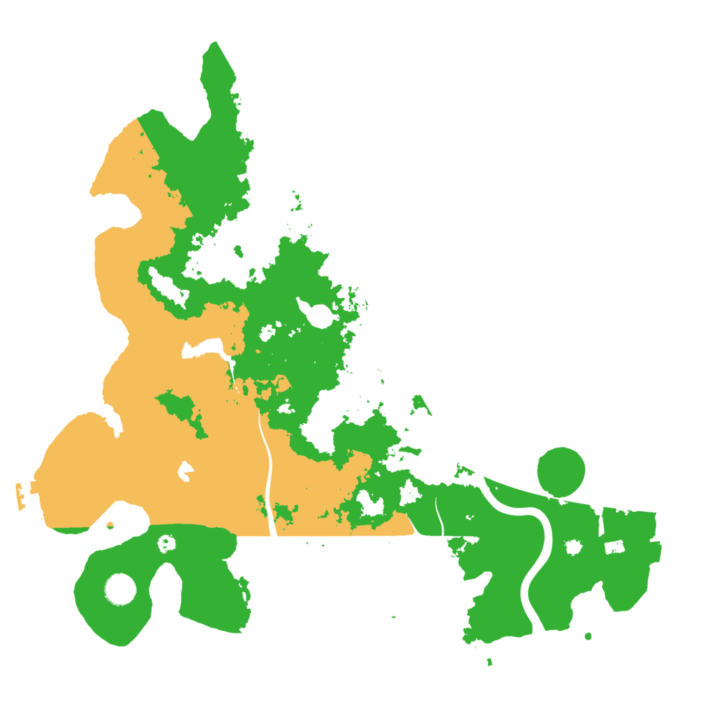 Biome Rust Map: Procedural Map, Size: 4000, Seed: 1250190683