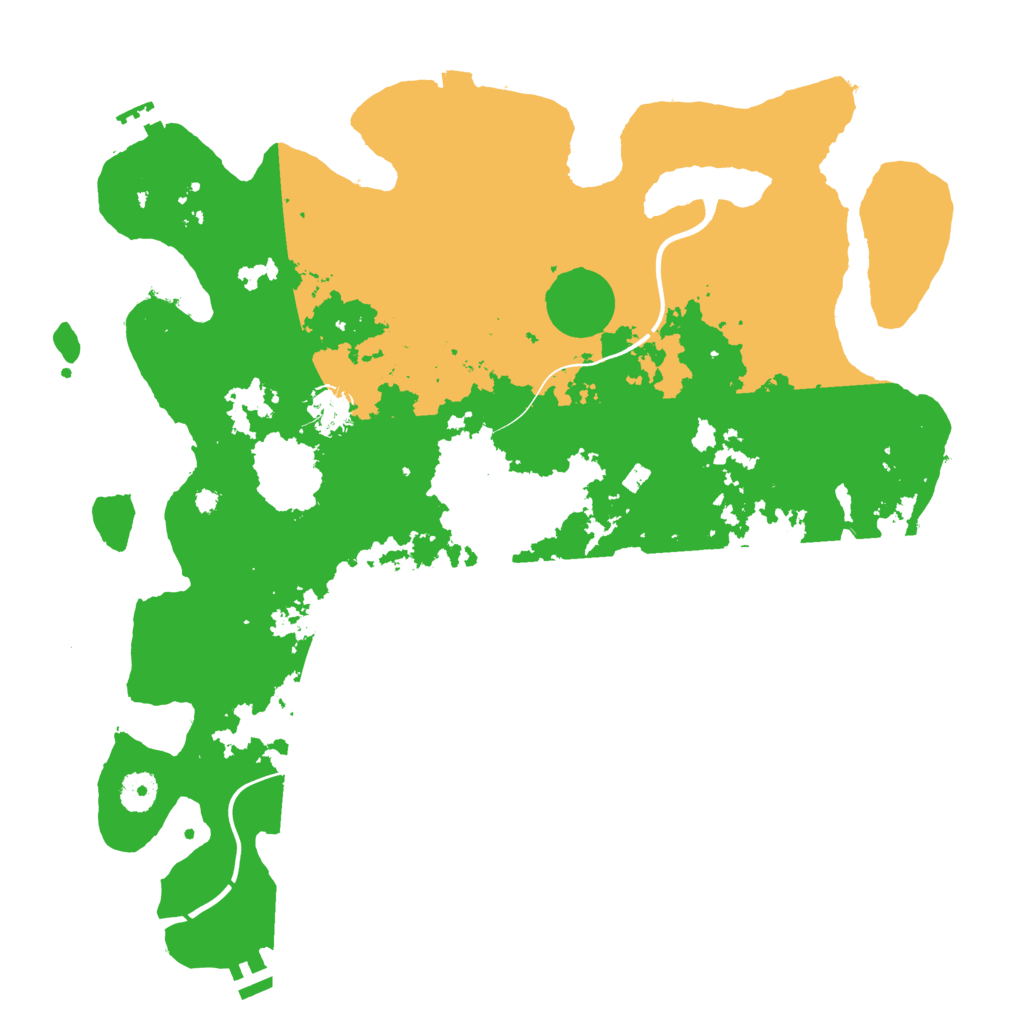 Biome Rust Map: Procedural Map, Size: 3950, Seed: 1243571