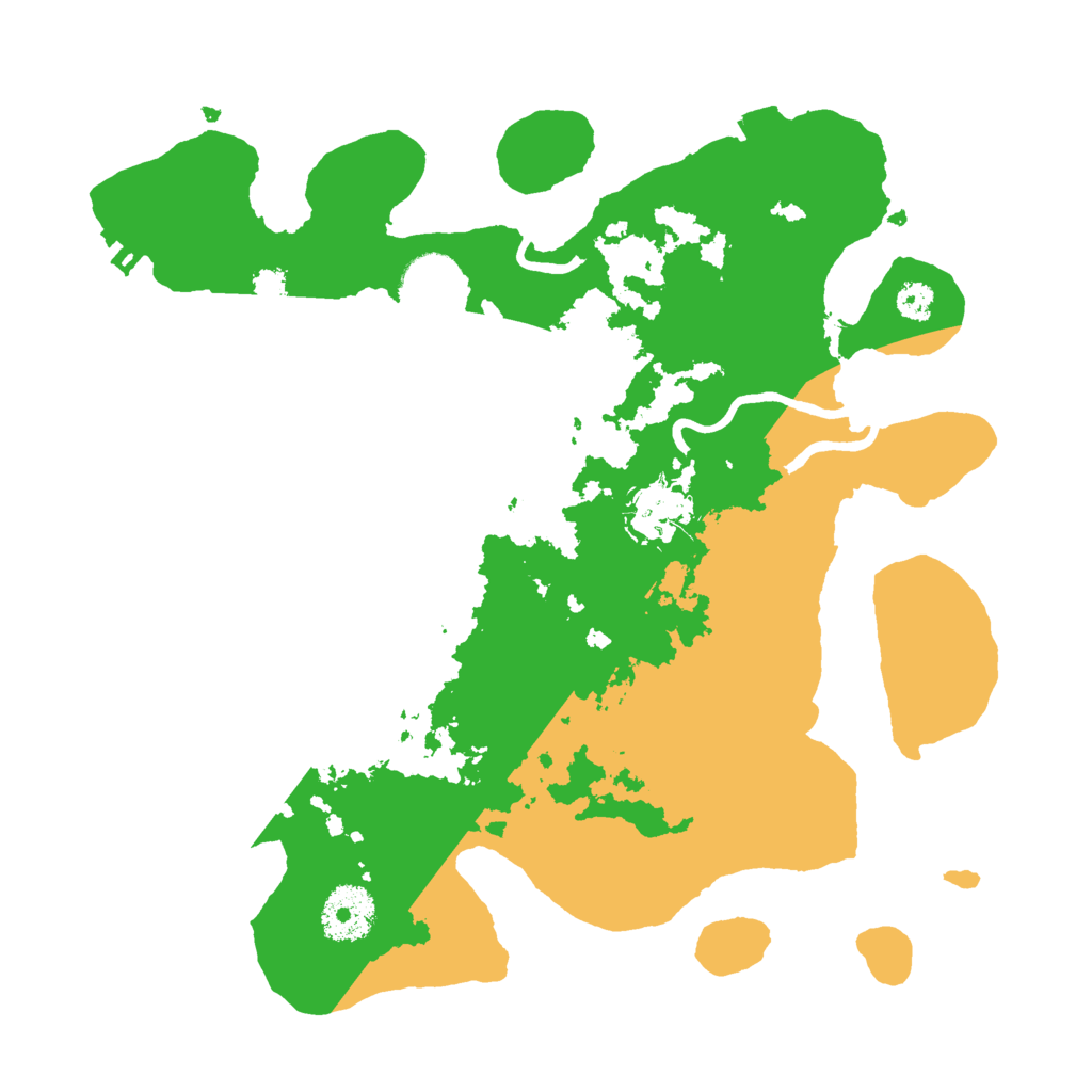 Biome Rust Map: Procedural Map, Size: 3000, Seed: 1941085180