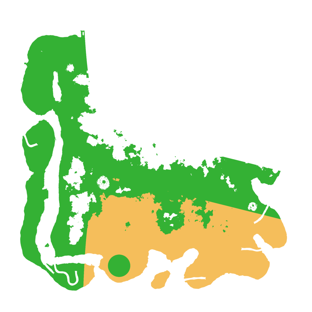 Biome Rust Map: Procedural Map, Size: 3700, Seed: 604
