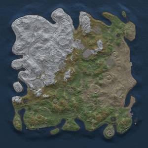 Thumbnail Rust Map: Procedural Map, Size: 4250, Seed: 762775600, 18 Monuments