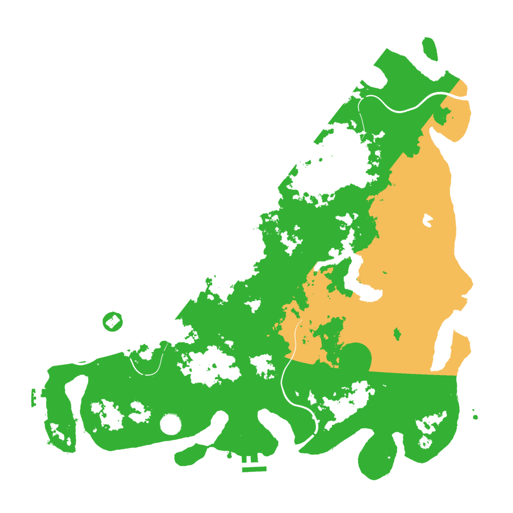 Biome Rust Map: Procedural Map, Size: 4250, Seed: 762775600